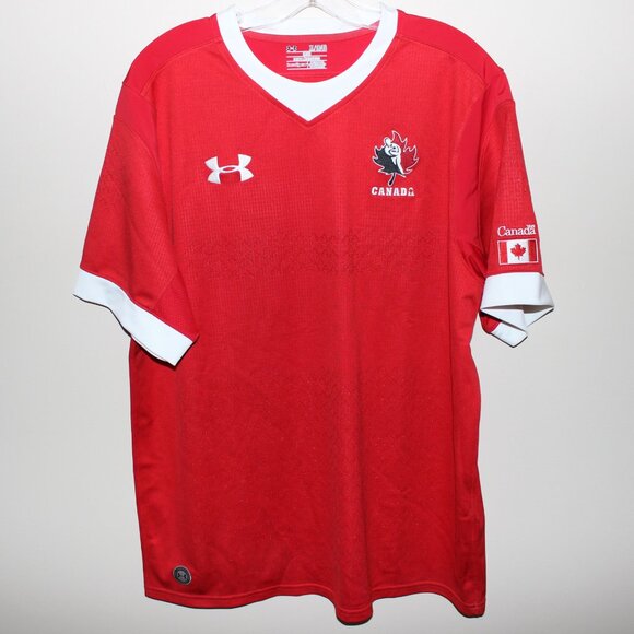 mint Under Armour Team Canada 2015 National Rugby Team home jersey shirt maillot - Picture 1 of 12